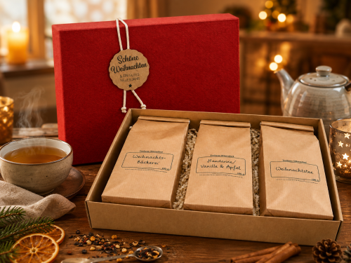 Weihnachtszauber – Tee-Geschenkset mit 3 festlichen Sorten